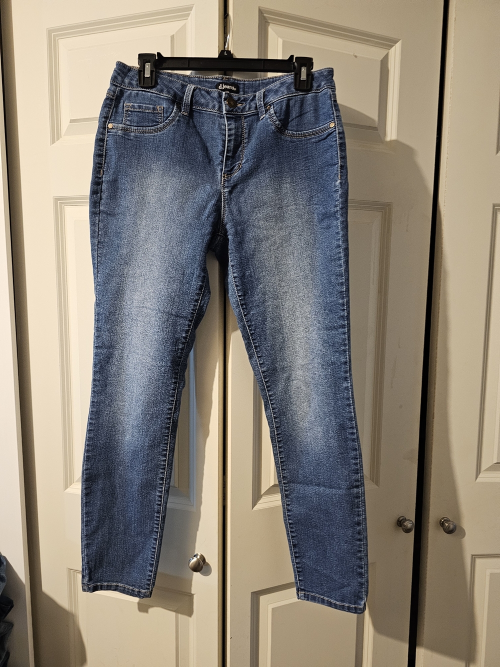 d. jeans Skinny Mid-Rise Faded Blue Women’s Jeans